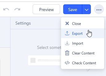 Export Page - SPPB Pro