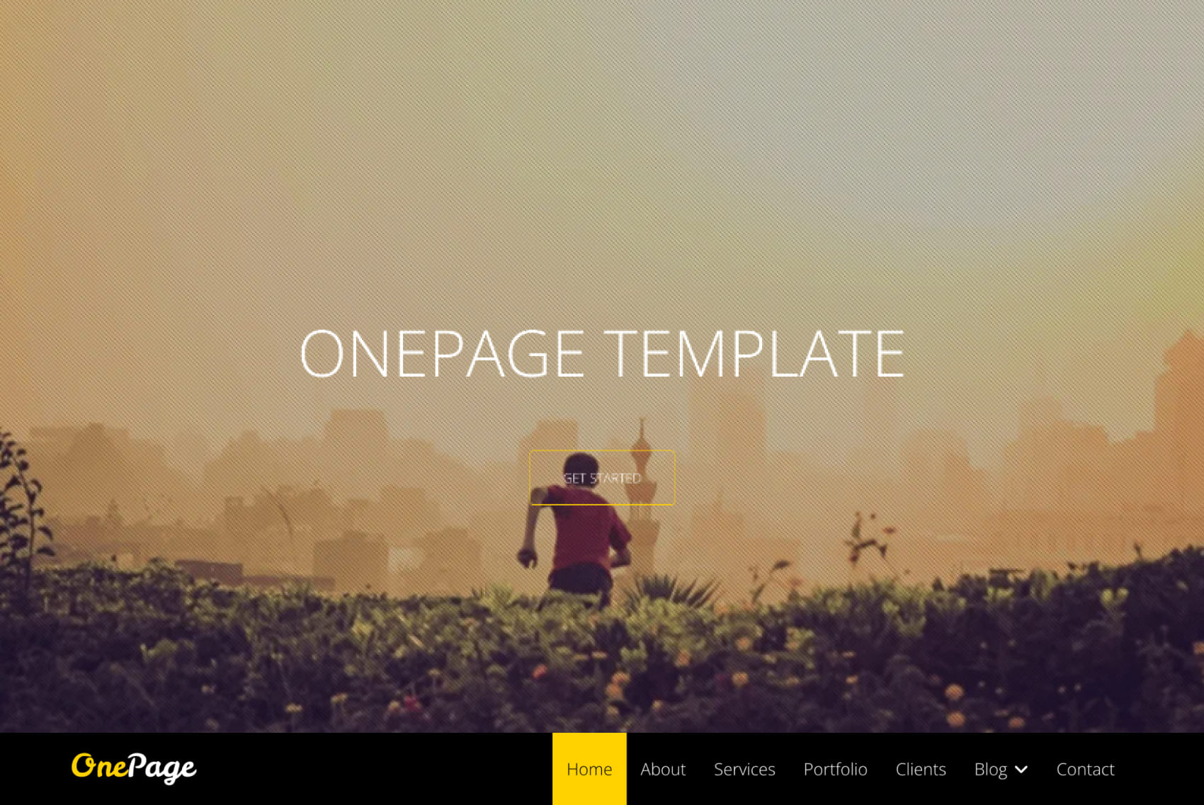 Onepage - Responsive Joomla Onepage Template