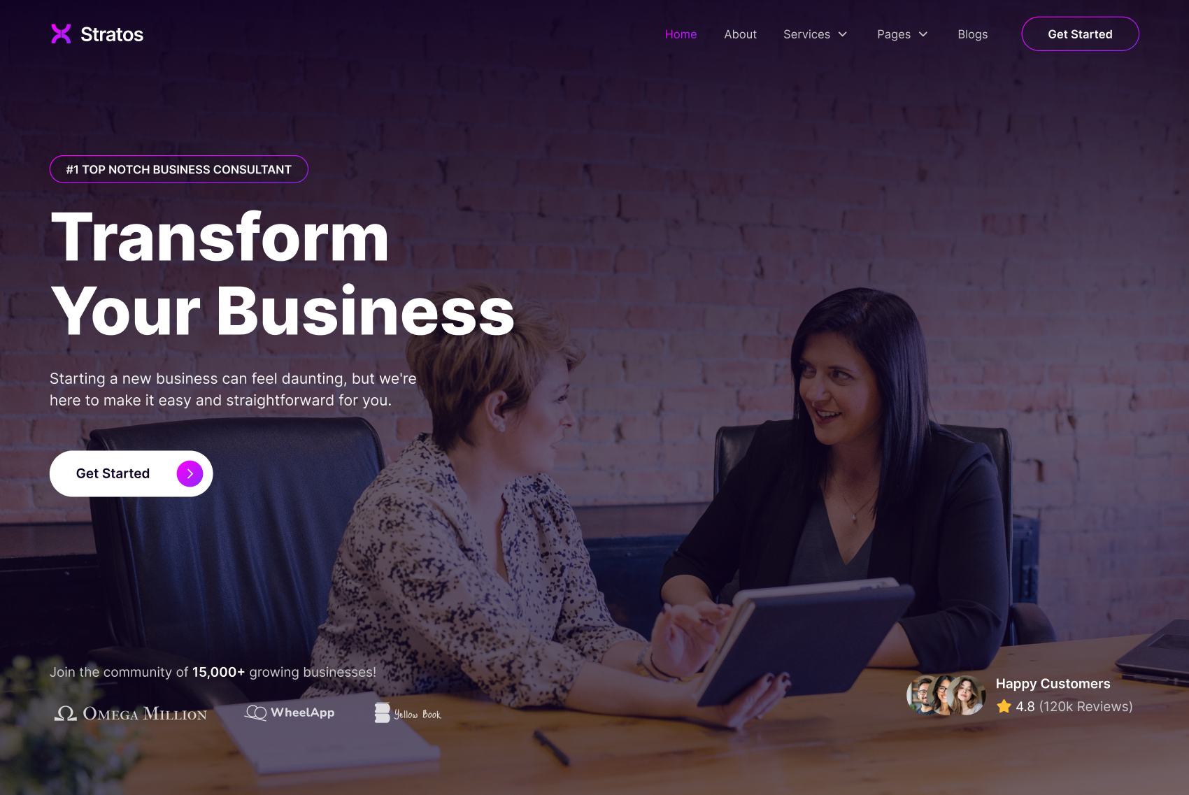 Stratos - Joomla Template for Business Consultancy Firms